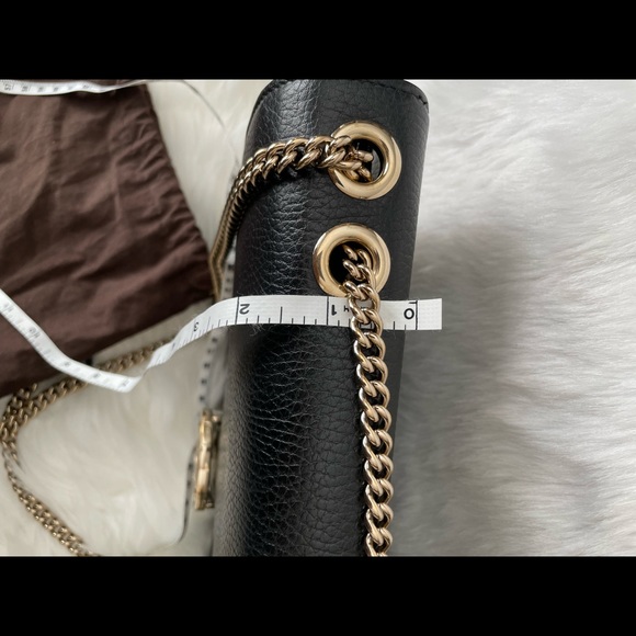 💯% Authentic Gucci Shoulder Leather Bag - Picture 11 of 13